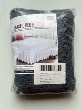 Utopía Elastic Bed Ruffle - Grey